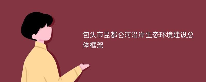 包头市昆都仑河沿岸生态环境建设总体框架